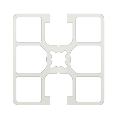 10-4545S2I-0-36IN MODULAR SOLUTIONS EXTRUDED PROFILE<br>45MM X 45MM 2GG SMOOTH SIDES INLINE, CUT TO THE LENGTH OF 36 INCH